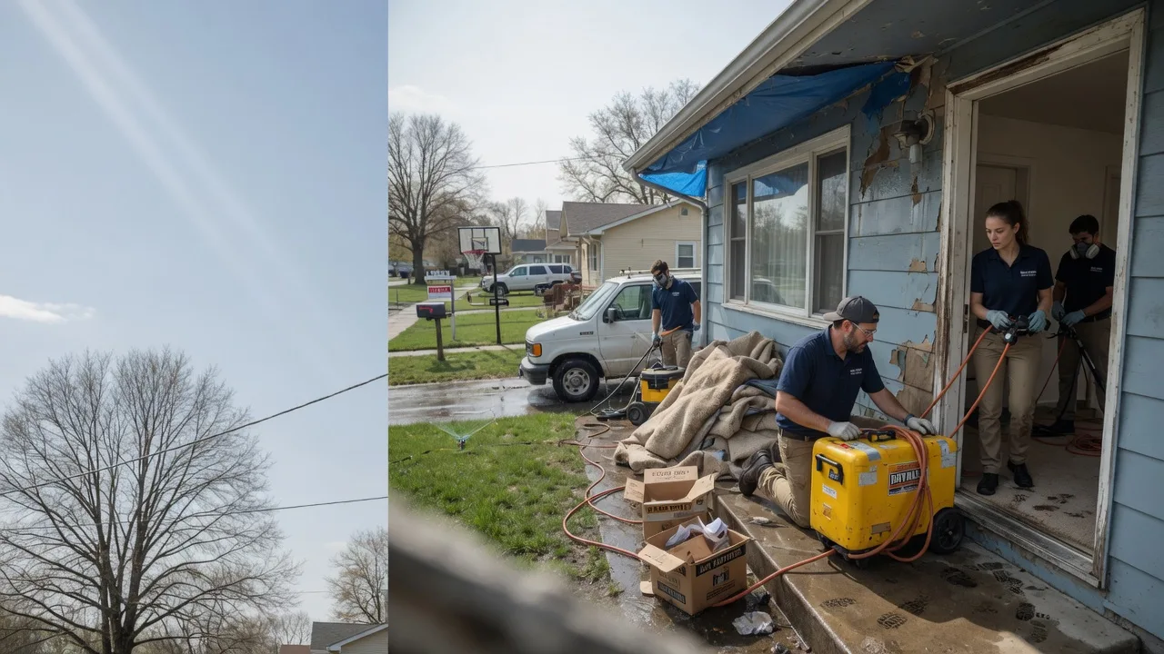 Basement Flood Cleanup in Lees Summit, MO near me